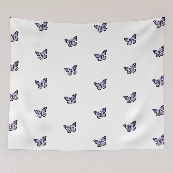 Item preview, Purple butterfly with white background  designed and sold by Amy Shimizu.
