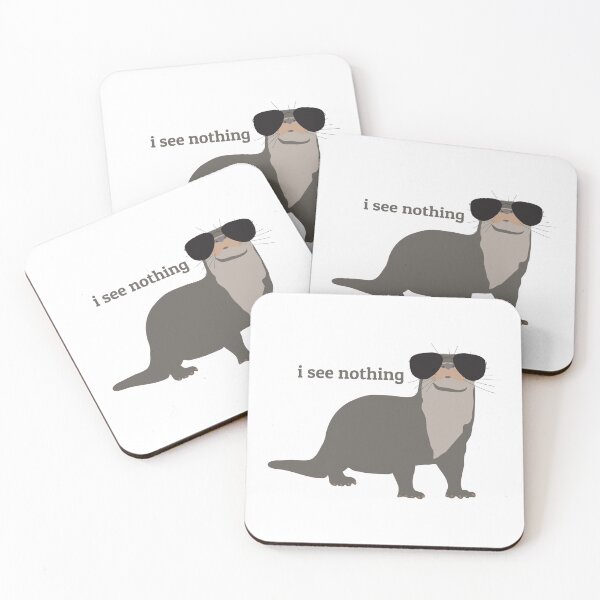 Item preview, I See Nothing - Otter Wearing Sunglasses Design designed and sold by idovedesign.