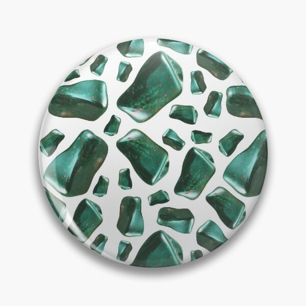 Item preview, Bloodstone Crystal Gemstone Green Pattern designed and sold by EnchantedInn.
