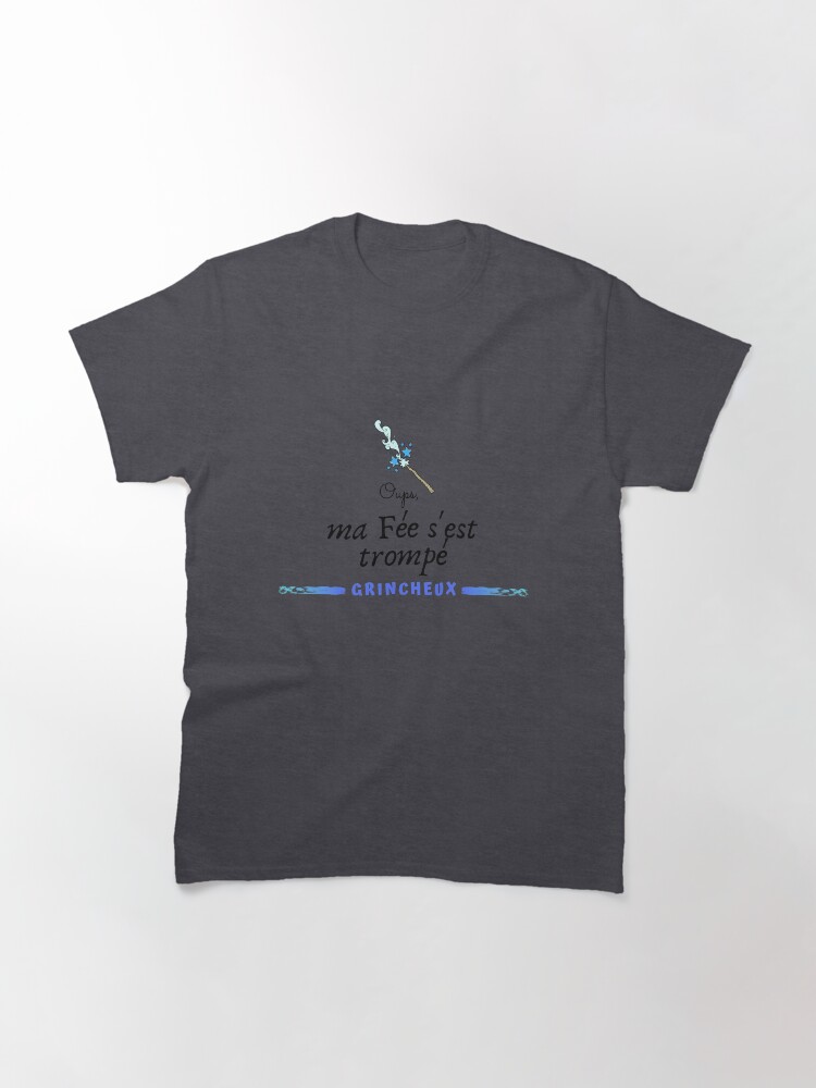Thumbnail 3 of 7, Classic T-Shirt, T-shirt Man Oops my Fairy-Grumpy designed and sold by L-Chance.