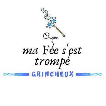 Artwork thumbnail, T-shirt Man Oops my Fairy-Grumpy by Passion Sirène Julie