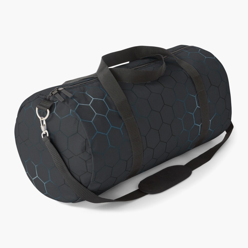 Futuristic honeycomb  Duffle Bag