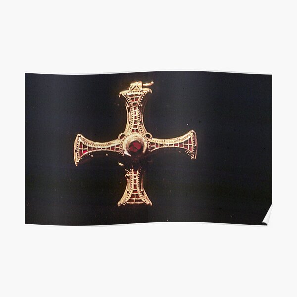 St Cuthbert's Cross C7 Museum Durham Cathedral 19810104 0057 Poster