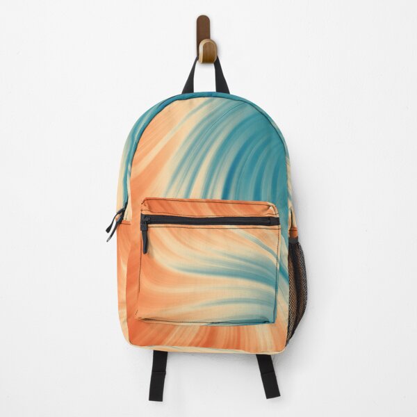 Item preview, Rotating Energy - Orange Teal Tan (Stunning Tie Dye Look - Zen Yoga Circle) designed and sold by SassyClassyMe.