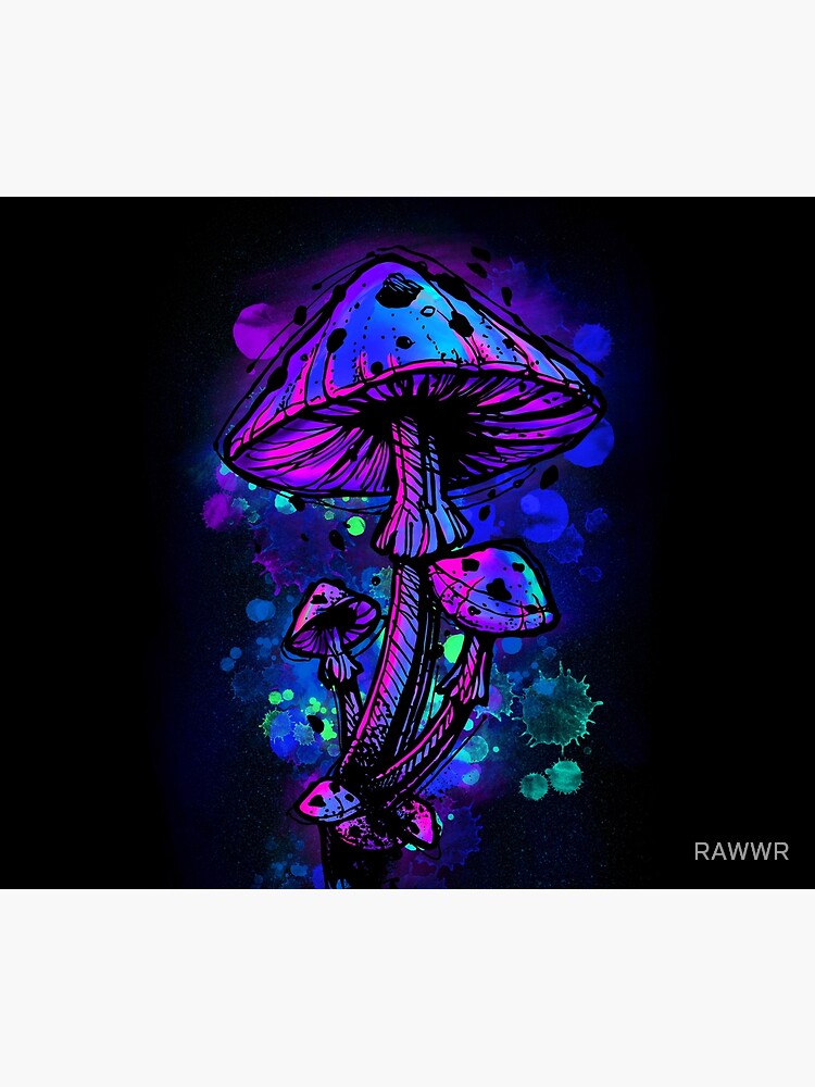 Shroom Consumed Shower Curtain by Jak Nola