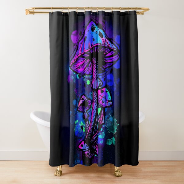 Shroom Consumed Shower Curtain by Jak Nola