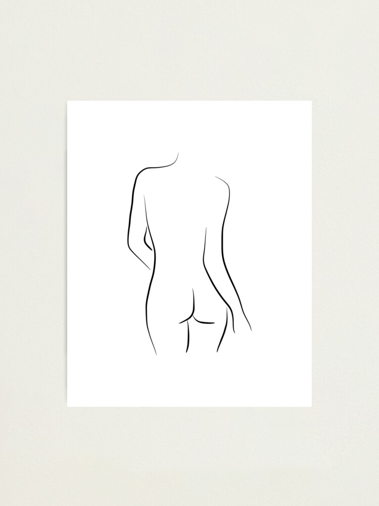 line nude drawings