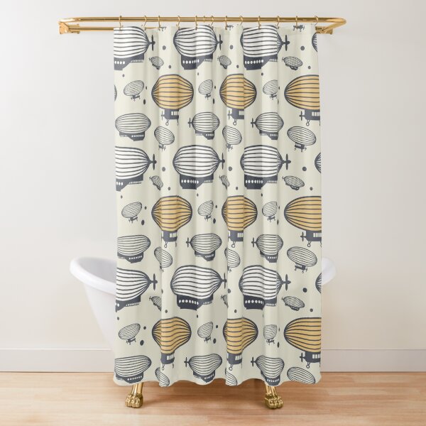 Airship Shower Curtain