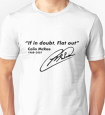 If in doubt, Flat out Unisex T-Shirt