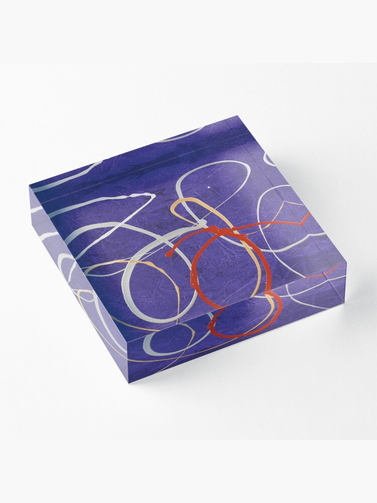 Alternate view of Joy #4 Acrylic Block