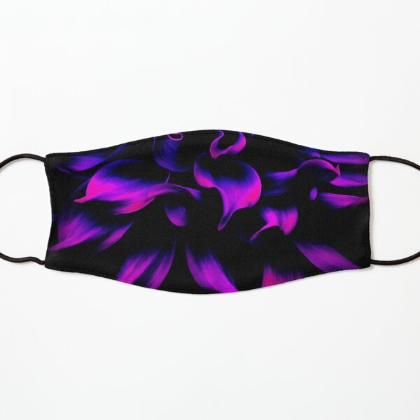 Fiery Purple Flower Kids Mask