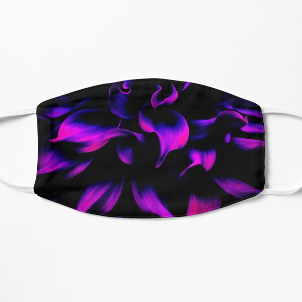 Fiery Purple Flower Mask