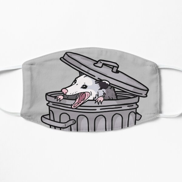 opossum trash cat Mask