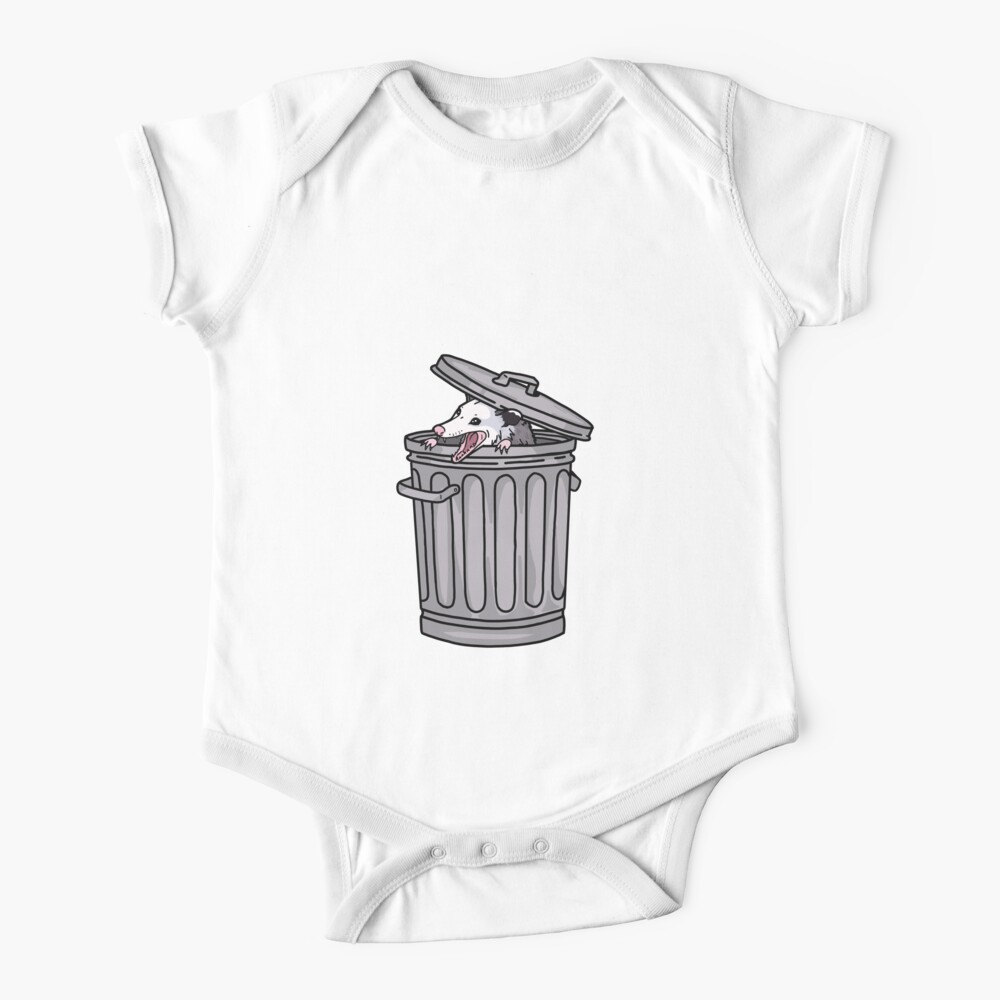 opossum trash cat Baby One-Piece