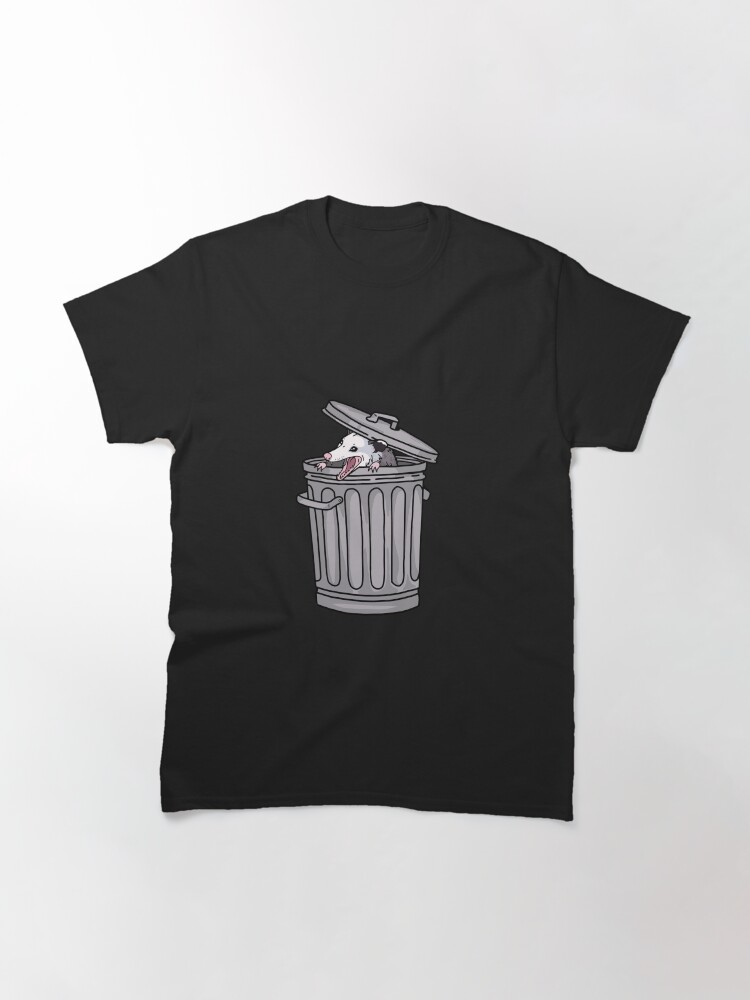 Thumbnail 3 of 7, Classic T-Shirt, opossum trash cat designed and sold by sivelobanova.