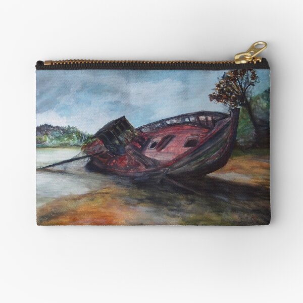 Aground I Zipper Pouch
