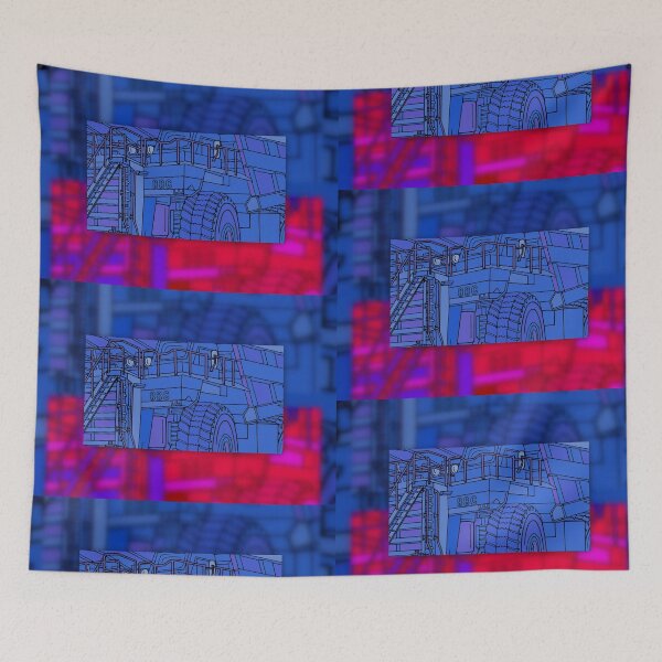 Item preview, Blue and red truck design designed and sold by paul edmondson.