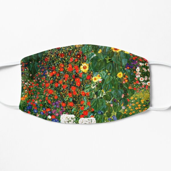 Klimt - Farm Garden with Sunflowers Mask