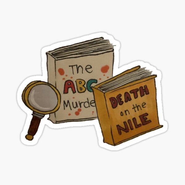 Agatha Christie Novels Sticker