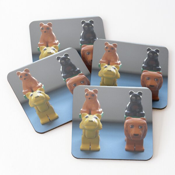 Item preview, Tiger and lion plastic toys	 designed and sold by EstelleRossetti.