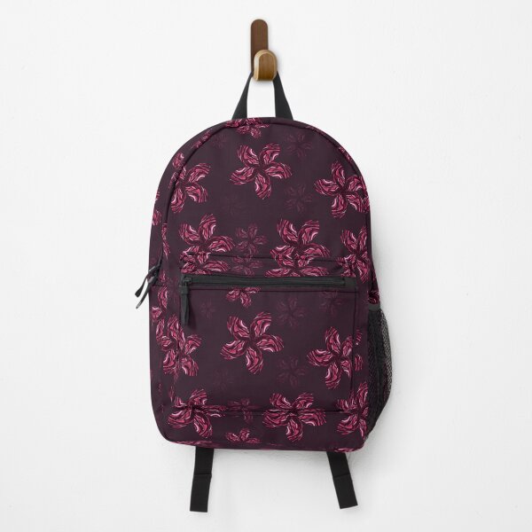Aperçu de l'œuvre Campanula latifolia motif rose foncé créée et vendue par Illutino.