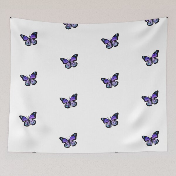 Item preview, Dark Purple butterfly with white background  designed and sold by Amy Shimizu.