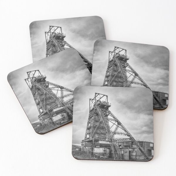 Item preview, Tower Colliery - Welsh coal mine - black and white designed and sold by iCimages.net.