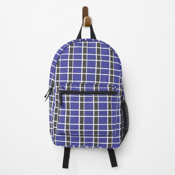 Item preview, Chequred grey line and blue pattern designed and sold by zcabask.