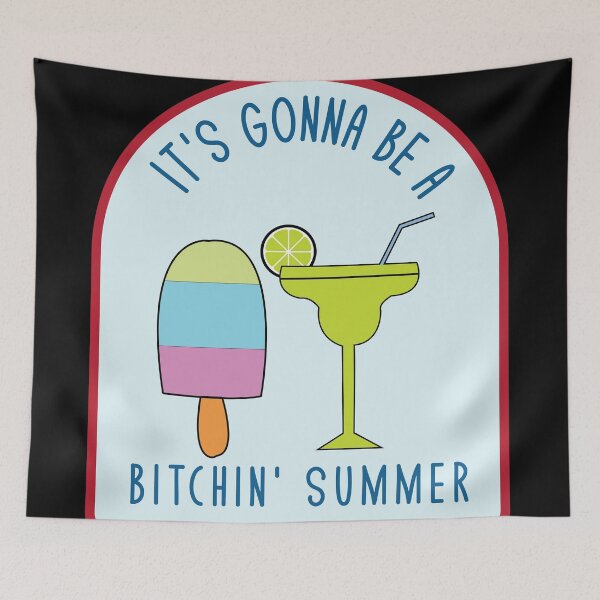 Item preview, Its Gonna Be A Beachin' Summer Funny Hippie Beach Surfer designed and sold by merchzy.