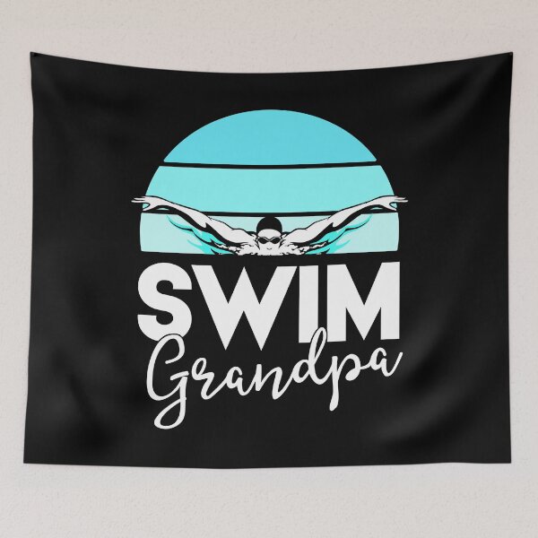 Item preview, Swim Team Shirt Grandpa Papa Swimming Meet Swimmer Gift designed and sold by 14thFloor.