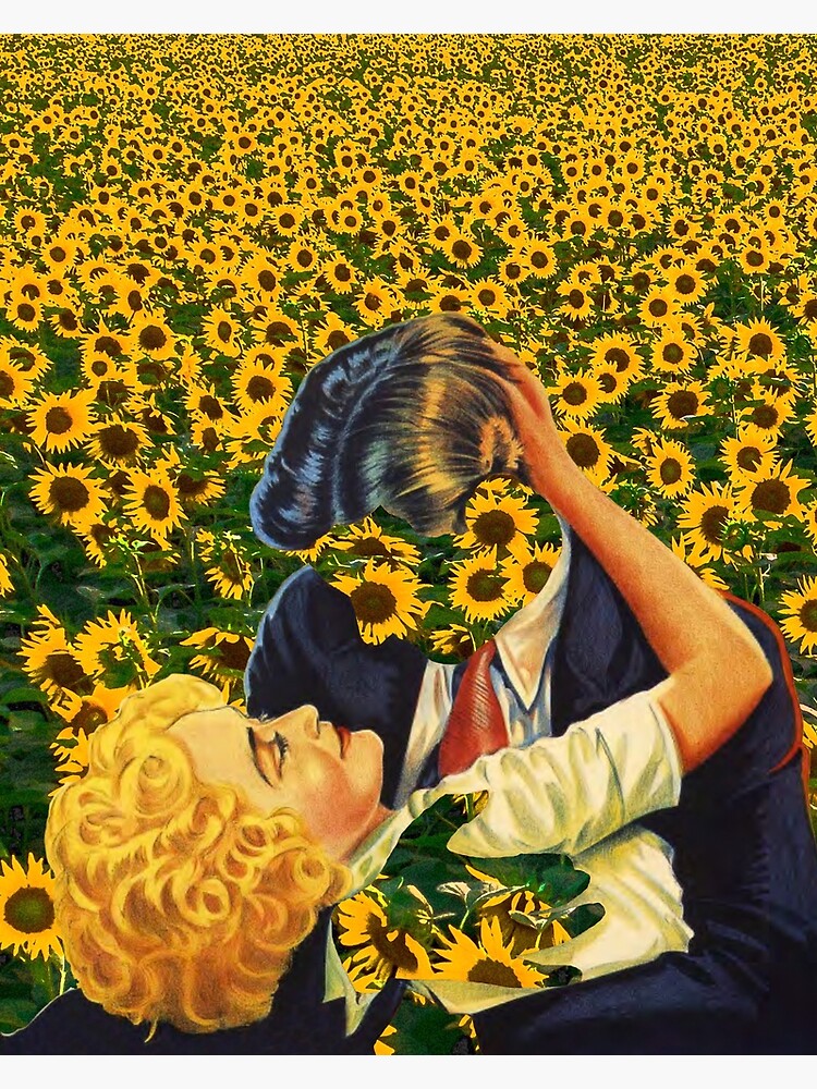 "Sunflowers Kiss" Poster by brunobamma Redbubble