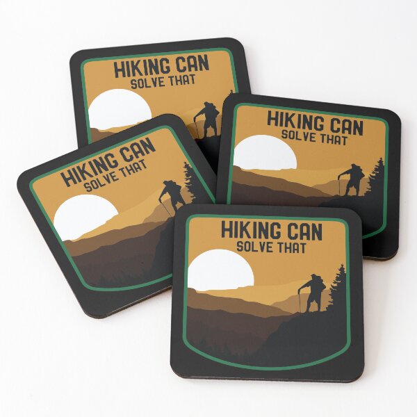 Item preview, Hiking Can Solve That Funny Outdoor Hiker Mountain Camping designed and sold by merchzy.