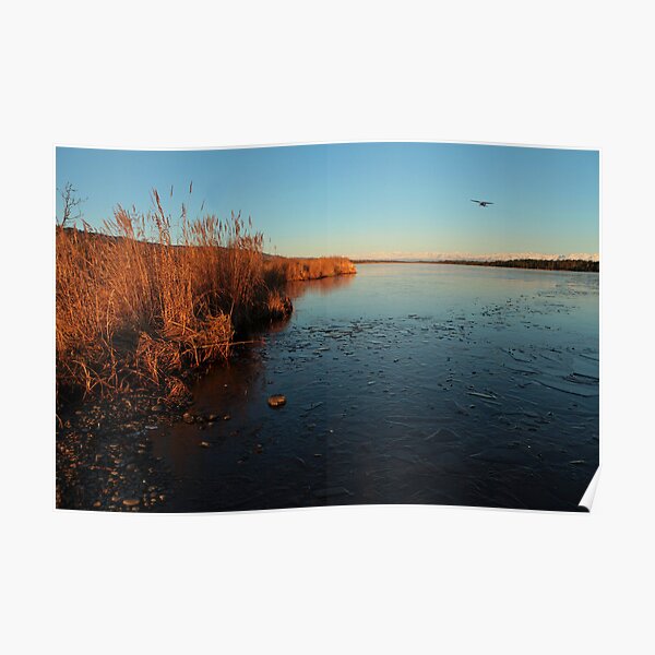 Beluga Lake in Fall Poster