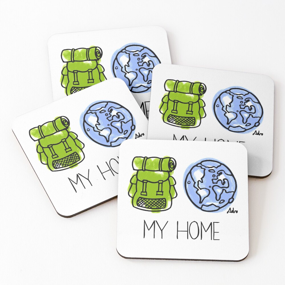 Item preview, Coasters (Set of 4) designed and sold by MundoAdro.