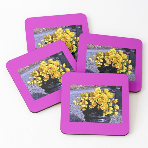 Item preview, Bunch of Yellow Roses 黄玫瑰 in a large pot by Bao-Er designed and sold by Chinaspaces.