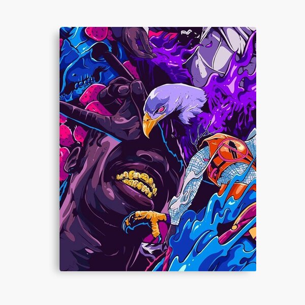 Ilustraciones de Travis Scott Lienzo