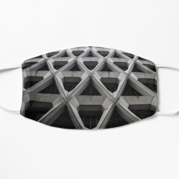 London Architecture: Brutalism #2 Face Mask Flat Mask