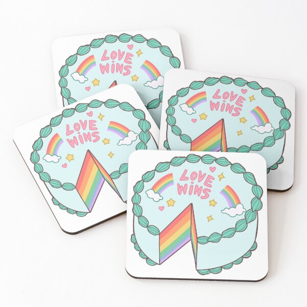 Item preview, Rainbow Love Wins Pride Cake designed and sold by Dani Mullins.