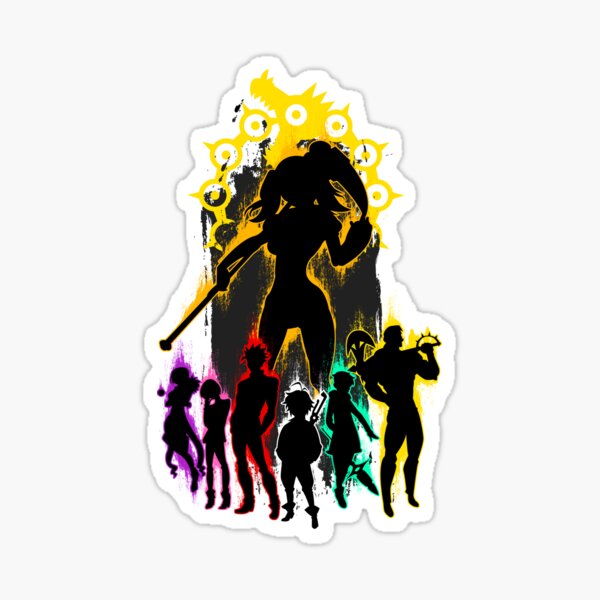 7 Deadly sins Pegatina