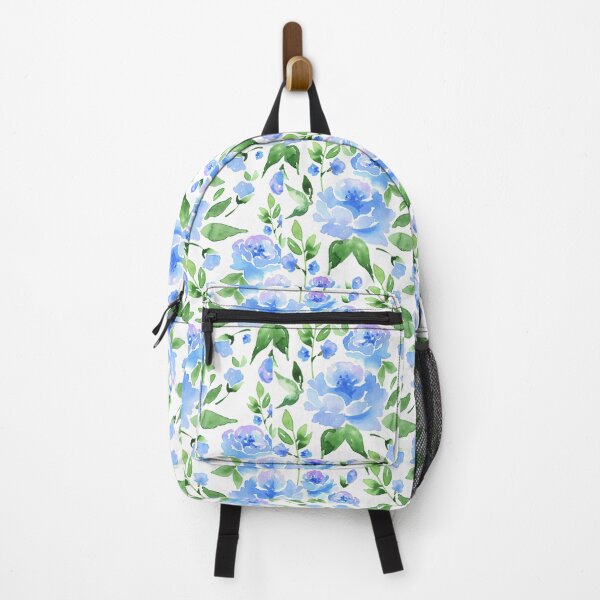 Item preview, Blue flowers designed and sold by Gribanessa.