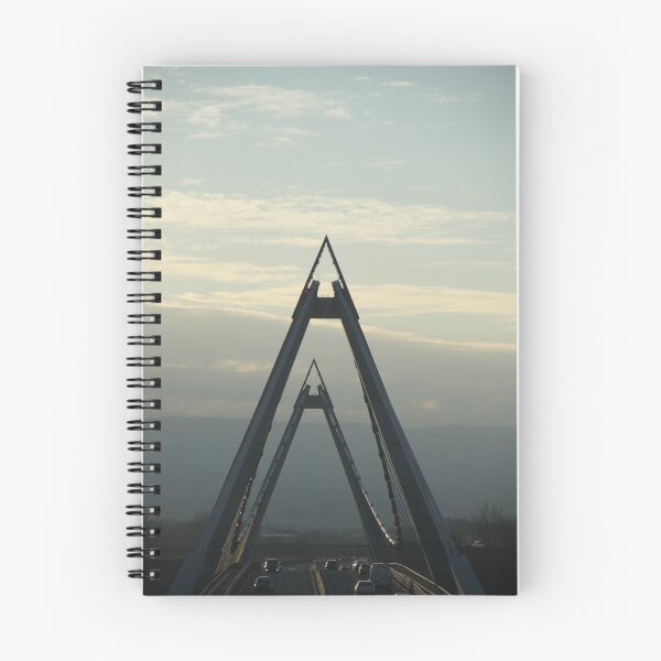 Item preview, Metallic suspended bridge highway landscape	 designed and sold by EstelleRossetti.