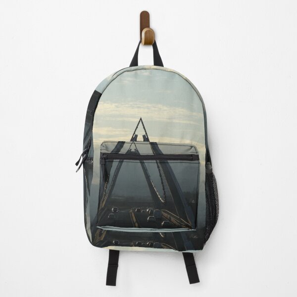 Item preview, Metallic suspended bridge highway landscape	 designed and sold by EstelleRossetti.