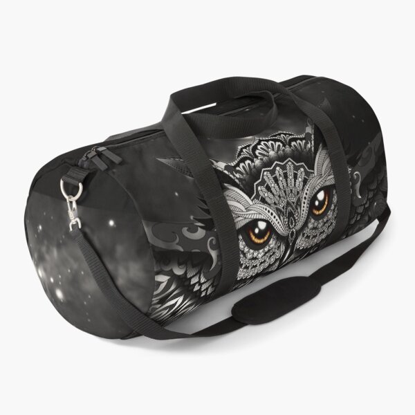 Cosmic Baby Owl - Black Duffle Bag