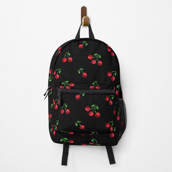 Item preview, Black Sweet cherry pattern designed and sold by Claudia McQuilkin.