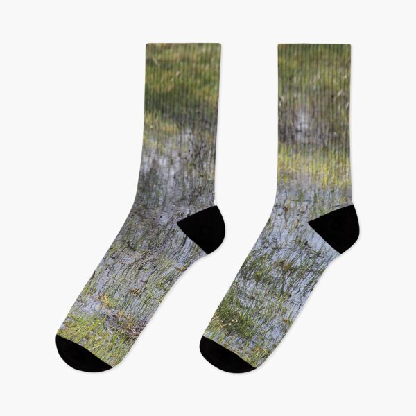 Item preview, Puddles water surface in the meadow	 designed and sold by EstelleRossetti.