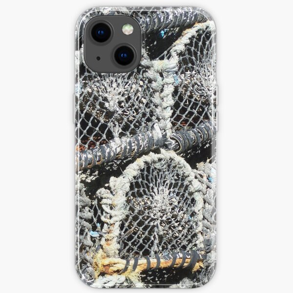 Fish traps at the port iPhone Soft Case