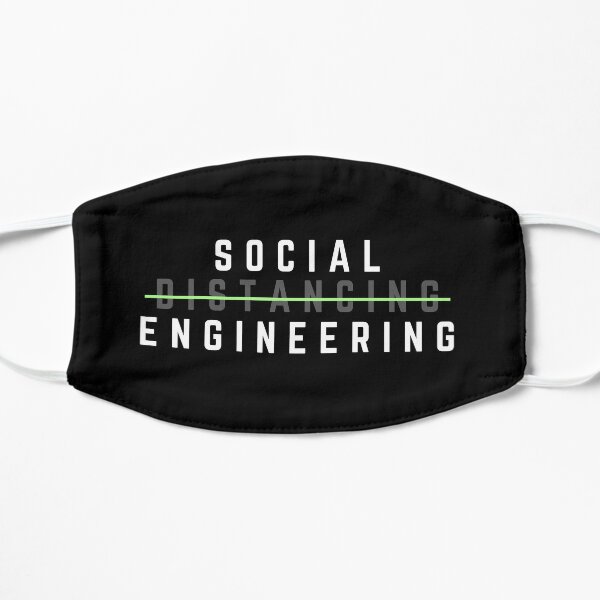 Social Distance Flat Mask