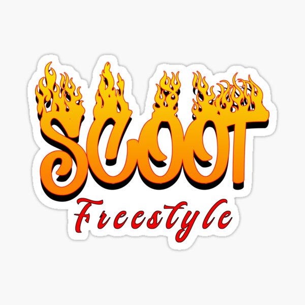 Scoot freestyle 100% personnalisable pour adulte ou enfant trottinette freestyle Sticker