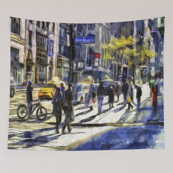 Item preview, East 42nd Street Van Gogh designed and sold by Londonimages.