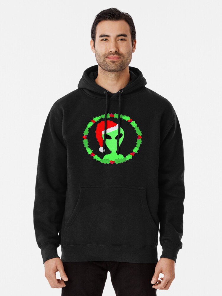 alien in a hoodie